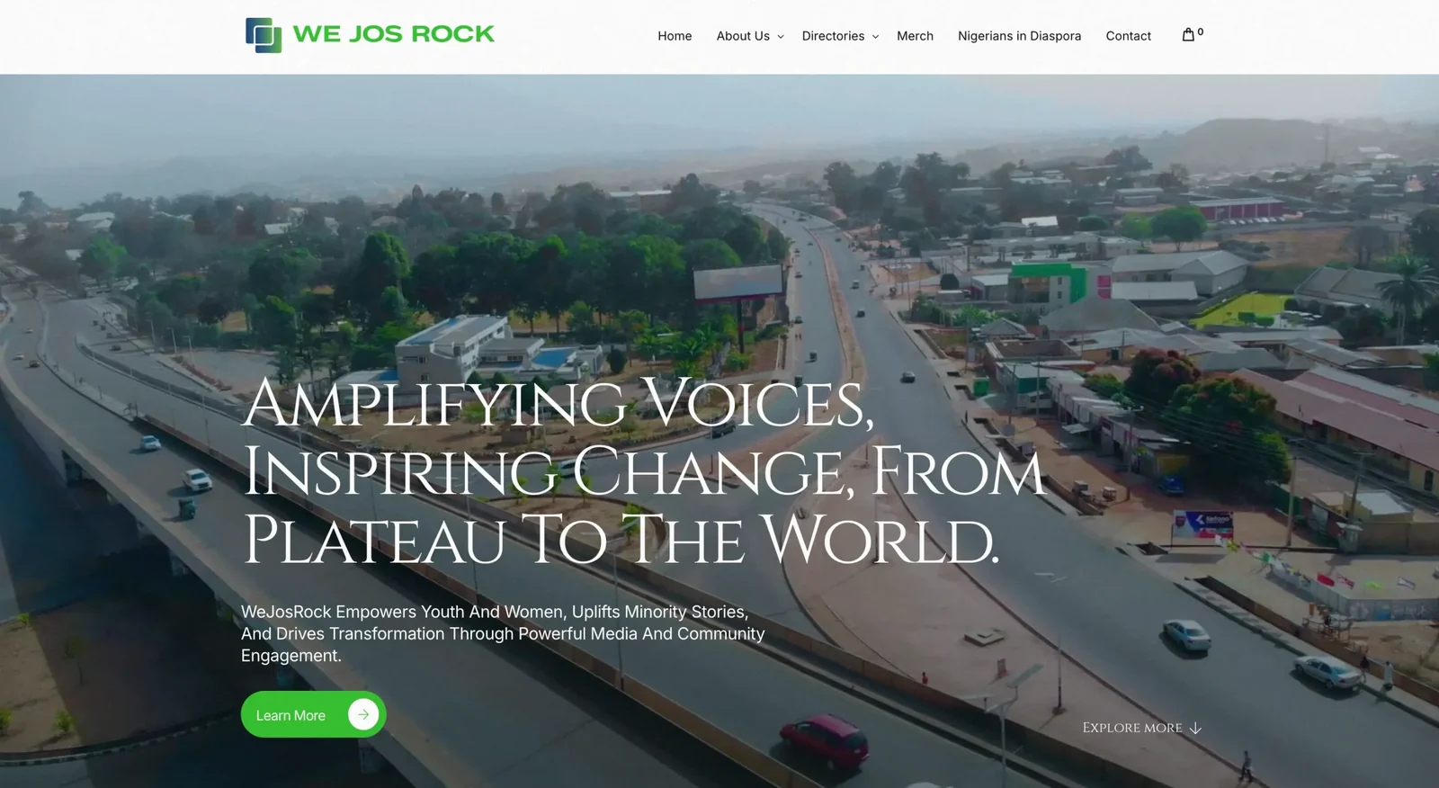 We Jos Rock: homepage